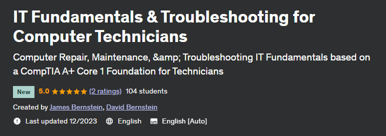 Pictures · Udemy — IT Fundamentals & Troubleshooting for Computer Technicians 2023-12