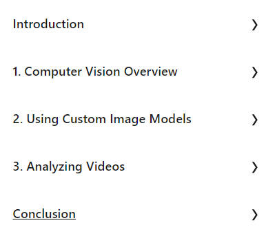 Course topics · Azure AI Engineer Associate (AI-102) Cert Prep: Implement Computer Vision Solutions 2024-4