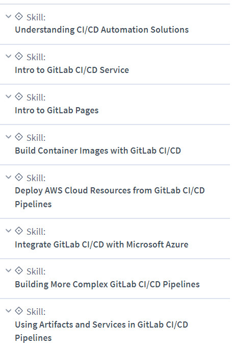 Course topics · CBTNuggets — Intermediate GitLab Tutorial: GitLab CI/CD 2023-6