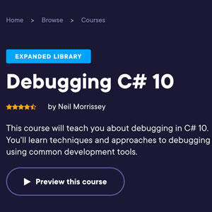 Pluralsight — Debugging C# 10 2022-5