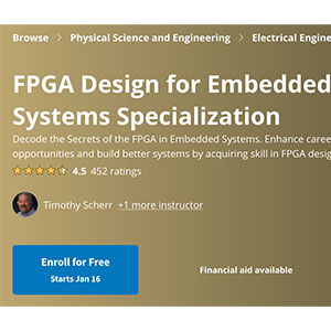 FPGA Design for Embedded Systems Specialization 2026-8