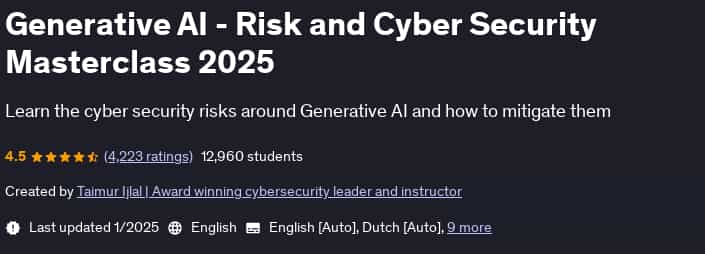 Pictures · Udemy — Generative AI – Risk and Cyber Security Masterclass 2025 2025-1