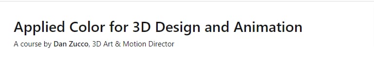 Pictures · Applied Color for 3D Design and Animation 2022-5