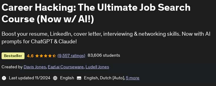 Pictures · Udemy — Career Hacking: The Ultimate Job Search Course (Now w/ AI!) 2024-11
