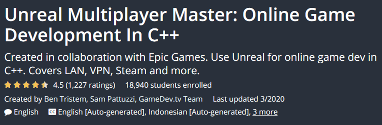Pictures · Unreal Multiplayer Master: Online Game Development In C++ 2020-3