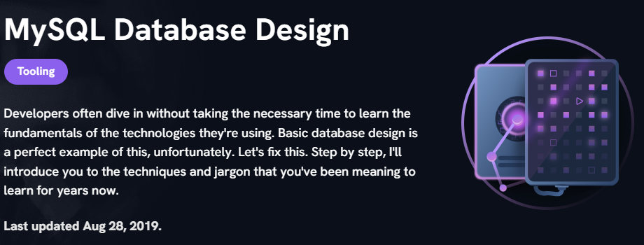 Pictures · MySQL Database Design 2019-8