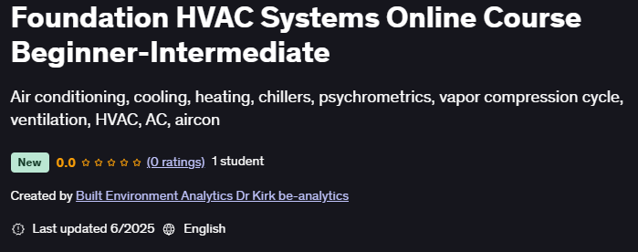 تصاویر · بنیاد HVAC سسٹمز آن لائن کورس ابتدائی-متوسط 2025-5