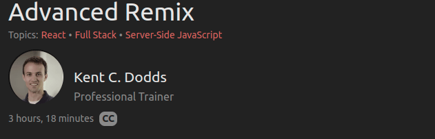 Pictures · Frontend Masters — Advanced Remix 2022-9