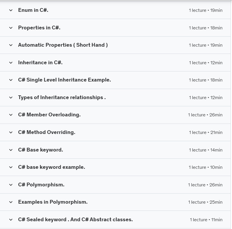 Pictures · Udemy — C# PROGRAMMING AND DOT NET : A TOTAL REFERENCE. 2023-7