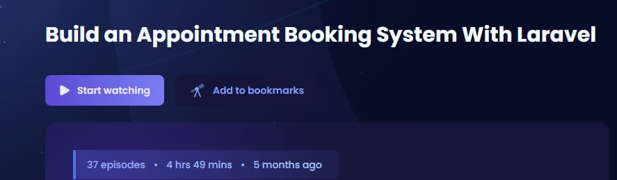 Pictures · CodeCourse — Build an Appointment Booking System With Laravel 2024-2
