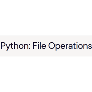 Python: File Operations 2025-10