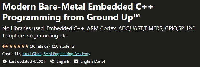 Pictures · Udemy — Modern Bare-Metal Embedded C++ Programming from Ground Up™ 2021-3