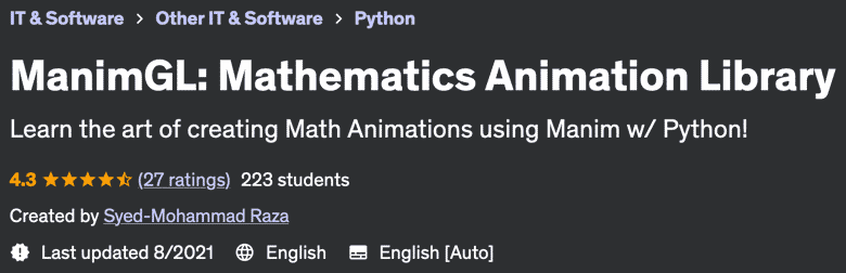 Pictures · ManimGL: Mathematics Animation Library 2021-8