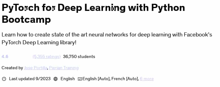 Pictures · PyTorch for Deep Learning with Python Bootcamp 2023-9