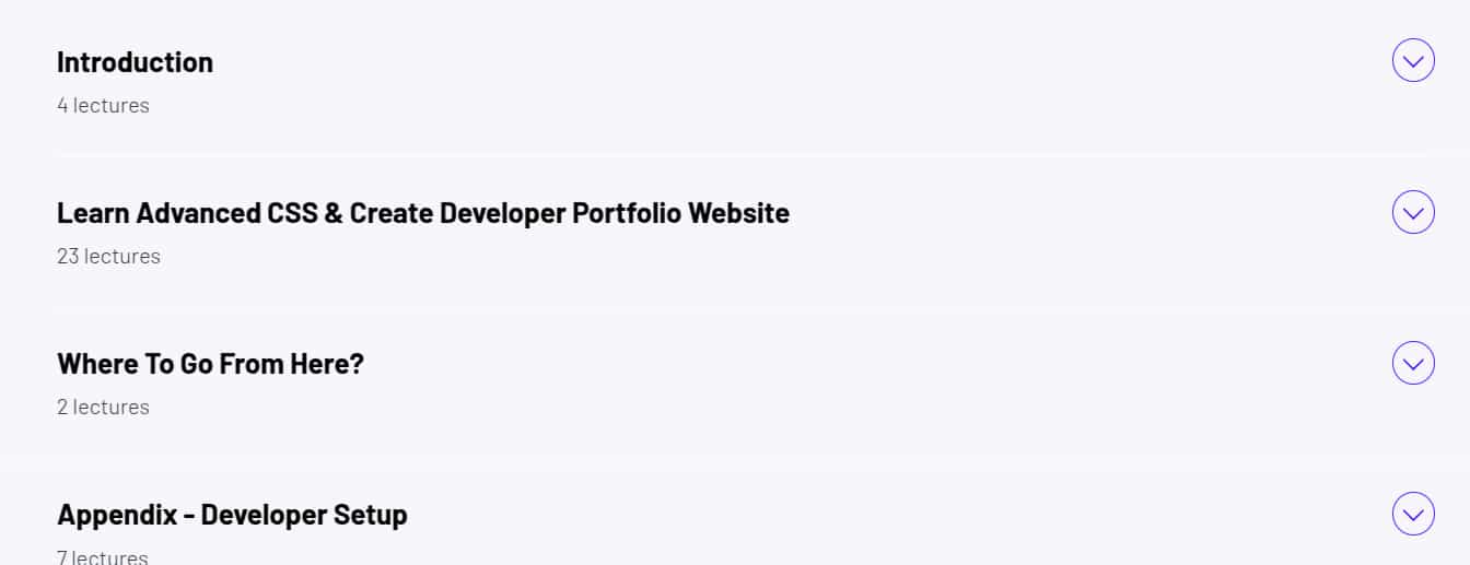 Course topics · ZerotoMastery — Advanced CSS for Web Design 2025-9