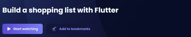 Pictures · CodeCourse — Build a shopping list with Flutter 2021-11