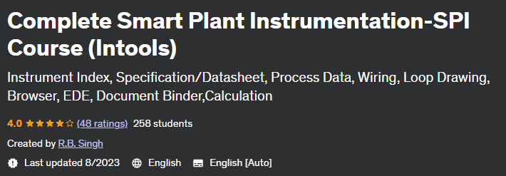 Pictures · Complete Smart Plant Instrumentation-SPI Course (Intools) 2023-6