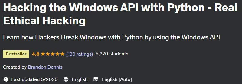 Pictures · Hacking the Windows API with Python – Real Ethical Hacking 2020-5