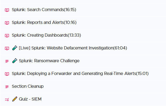 Pictures · TCM Security – Security Operations (SOC) 101 2024-8