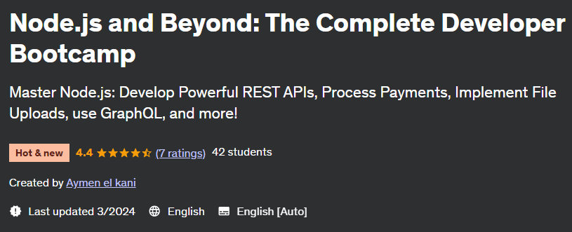 Pictures · Udemy — Node.js and Beyond: The Complete Developer Bootcamp 2024-1