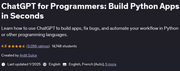 Pictures · Udemy — ChatGPT for Programmers: Build Python Apps in Seconds 2025-1