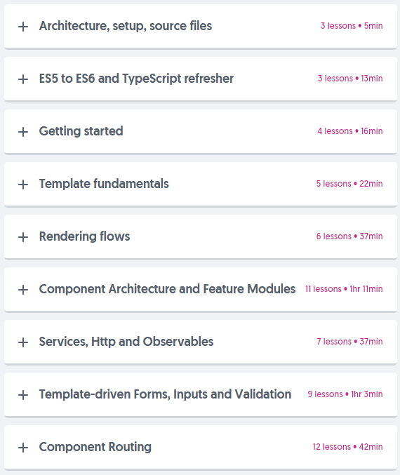 Course topics · TMUltimate Courses — Ultimate Courses – All Tutorials For Front-End Web Development 2021-4