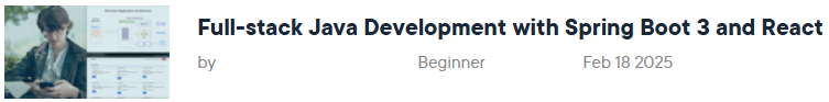 Pictures · Pluralsight — Full-stack Java Development with Spring Boot 3 and React 2025-5