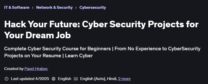 Pictures · Udemy — Hack Your Future: Cyber Security Projects for Your Dream Job 2023-6
