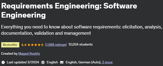 Pictures · Udemy — Requirements Engineering: Software Engineering 2022-11