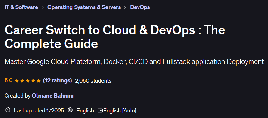 图片 · 职业转换到云和云 DevOps 标签: 完整指南 2025-1