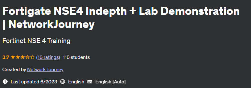 Pictures · Fortigate NSE4 Indepth + Lab Demonstration | NetworkJourney 2023-5