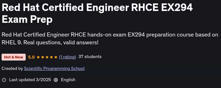 Pictures · Red Hat Certified Engineer RHCE EX294 Exam Prep 2025-3