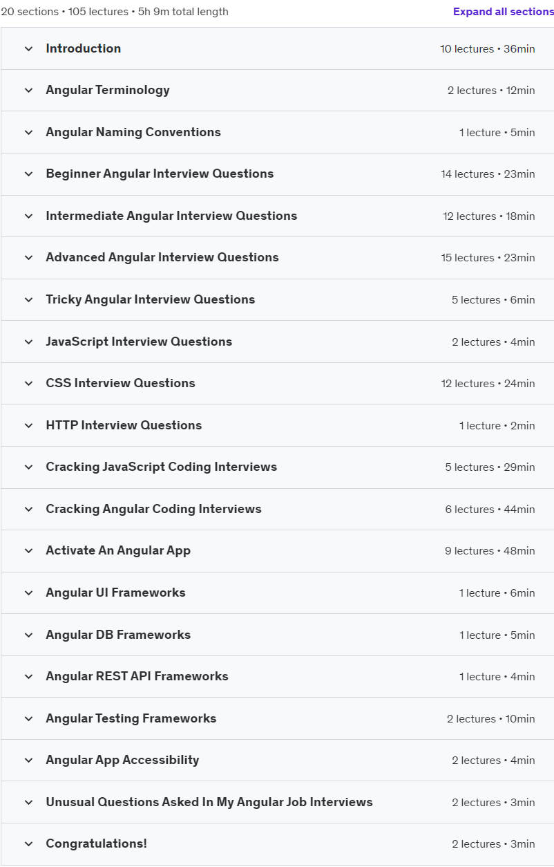 Course topics · Udemy — Ace Angular Job Interviews 2024-4