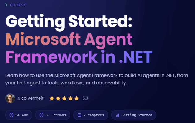 이미지 · 시작하기: Microsoft 에이전트 프레임 워크 .NET