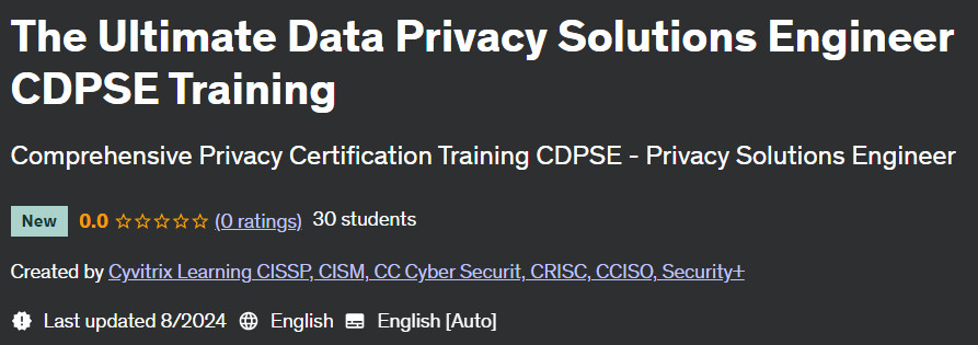 Pictures · Udemy — The Ultimate Data Privacy Solutions Engineer CDPSE Training 2024-7