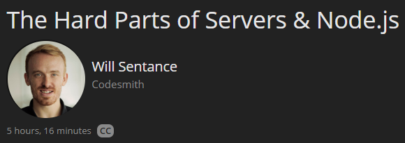 Bilder · Die schwierigen Teile der Server & Node.js 2019-5 + Untertitel