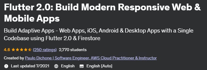 Pictures · Flutter 2.0: Build Modern Responsive Web & Mobile Apps 2021-7