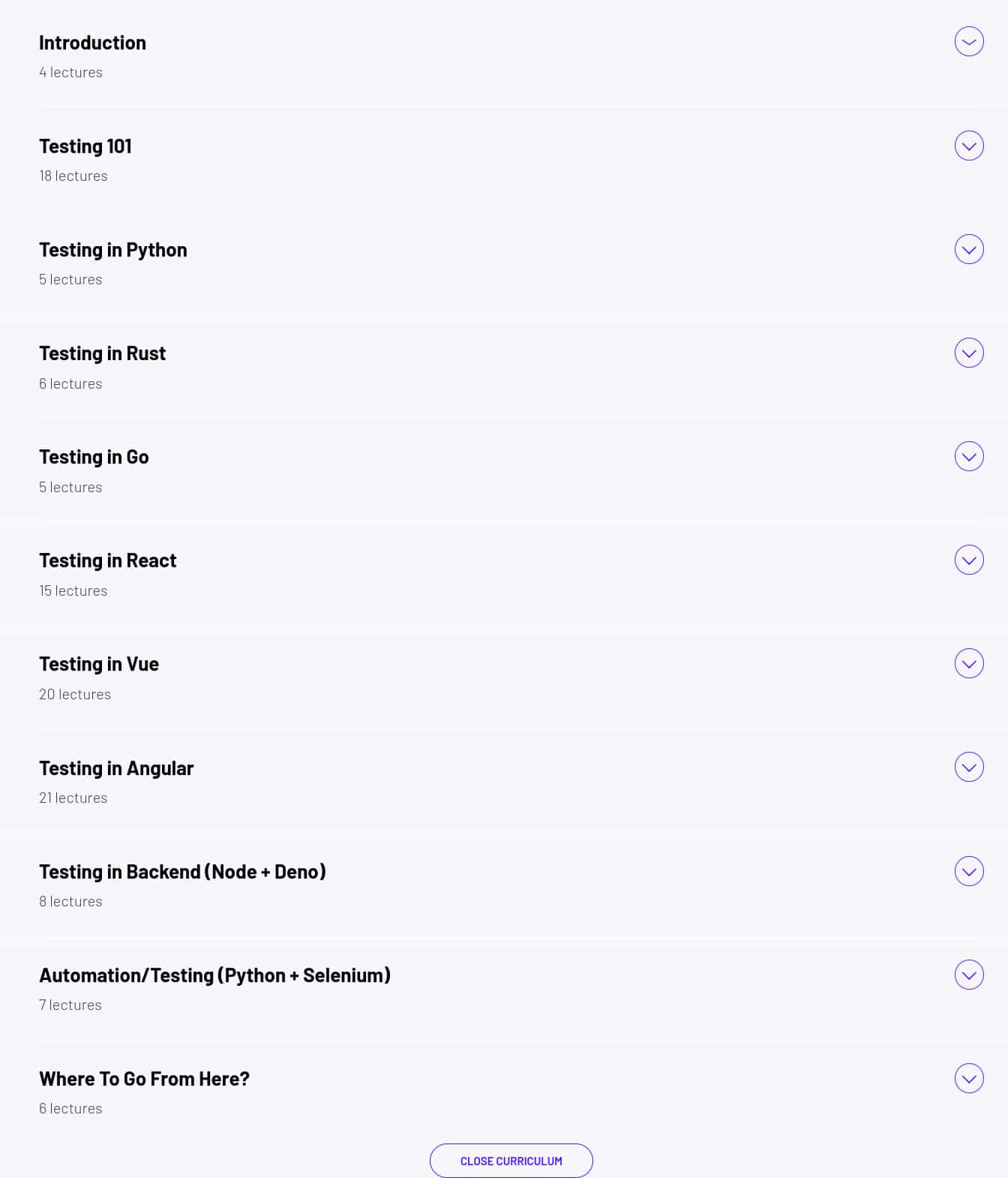 Course topics · ZeroToMastery – Testing: The Complete Developer’s Guide 2025-4