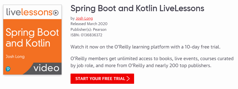 Pictures · Oreilly — Spring Boot and Kotlin LiveLessons 2024-4