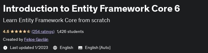 Pictures · Udemy — Introduction to Entity Framework Core 6 2022-3