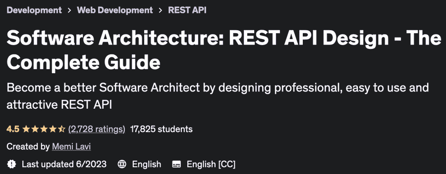 Images · Architecture logicielle : REST API Design - Le guide complet 2023-3