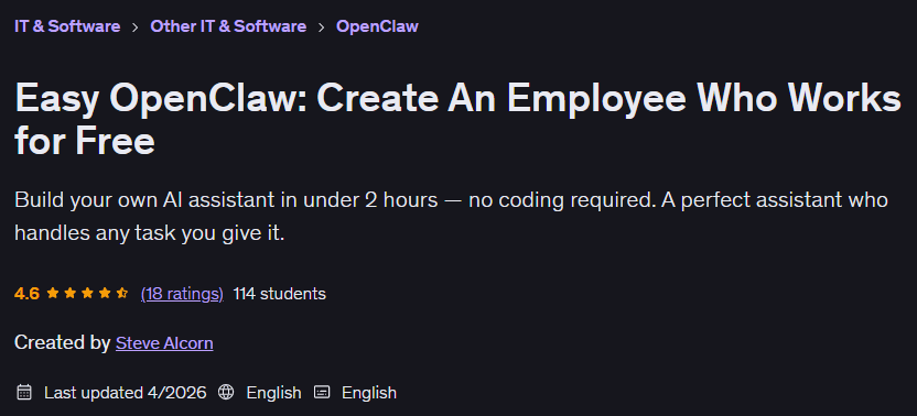 Pictures · Easy OpenClaw: Create An Employee Who Works for Free 2026-2