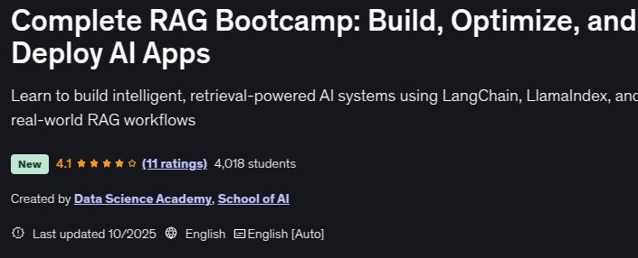 Imágenes · Complete RAG Bootcamp: Construir, Optimizar y Desployar AI aplicaciones 2025-10