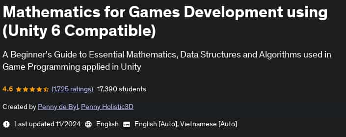 Pictures · Udemy — Mathematics for Games Development using (Unity 6 Compatible) 2024-11
