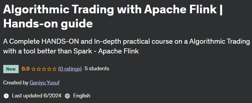 Pictures · Algorithmic Trading with Apache Flink | Hands-on guide 2024-6