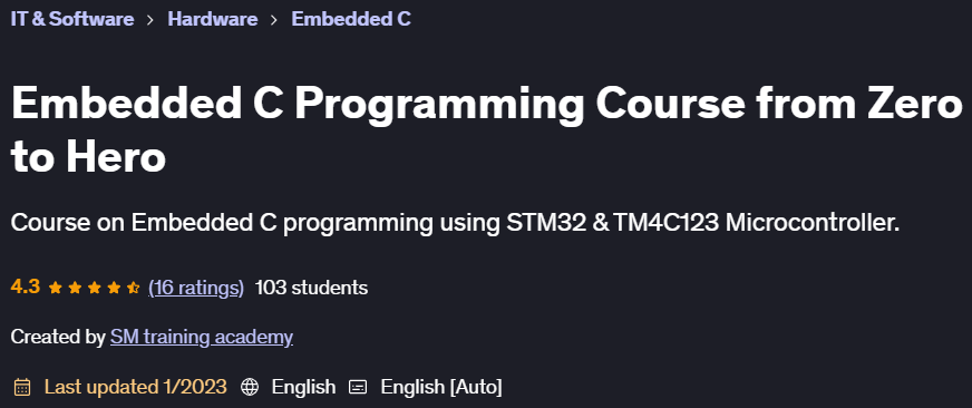 Pictures · Embedded C Programming Course from Zero to Hero 2023-1
