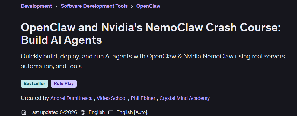 画像 · オープンクラウドとNVIDIAのNemoClawクラッシュコース:構築 AI エージェント 2026-6