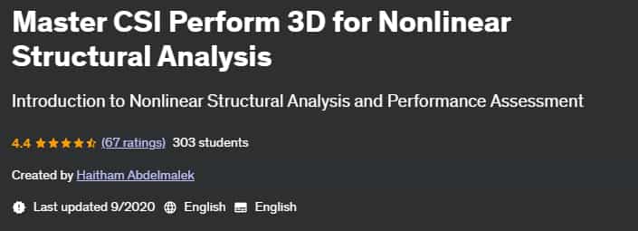 Pictures · Udemy — Master CSI Perform 3D for Nonlinear Structural Analysis 2020-9