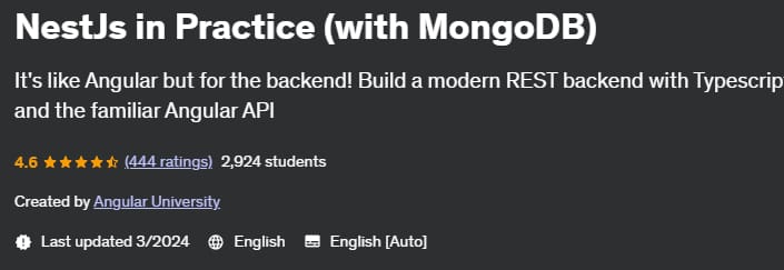 Pictures · Udemy — NestJs in Practice (with MongoDB) 2024-1