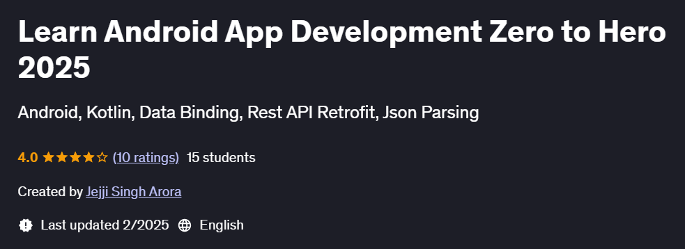 Pictures · Learn Android App Development Zero to Hero 2025 2025-2
